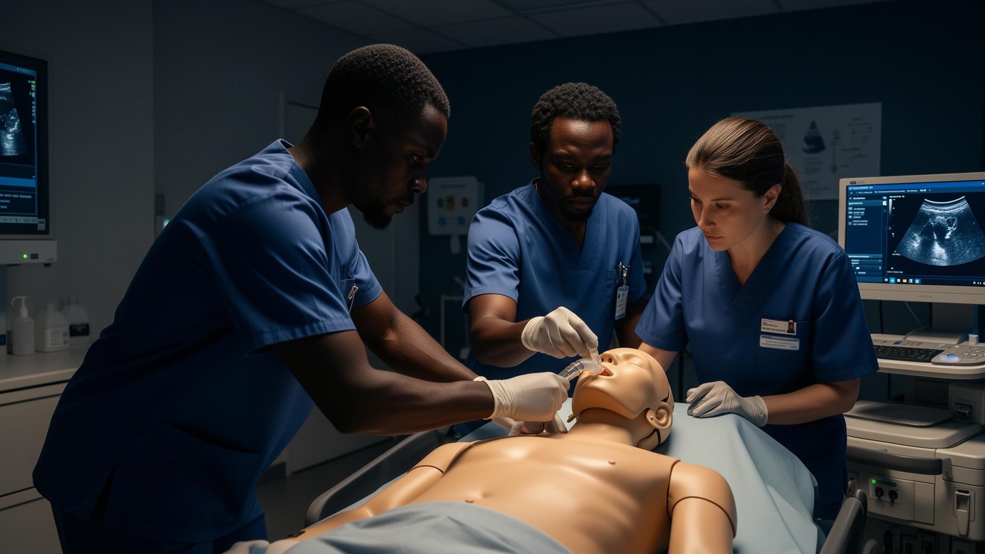 Emergency medicine training collaboration between African and German clinicians